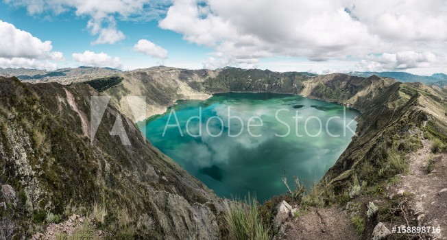 Picture of Quliotoa crater lake